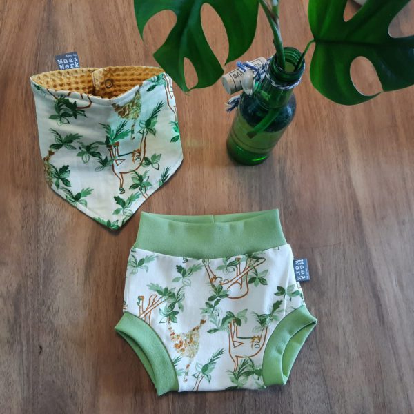 Zomerbroekje baby in biokatoen in verschillende prints - Afbeelding 2